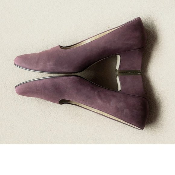 Nine West Suede Pumps, Dusky Purple - Picture 13 of 14